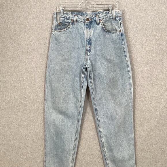 Vtg 1995 Levis 550 Jeans Size 34 Relaxed Fit Orange Tab Workwear Actual 32x30 - Picture 4 of 16